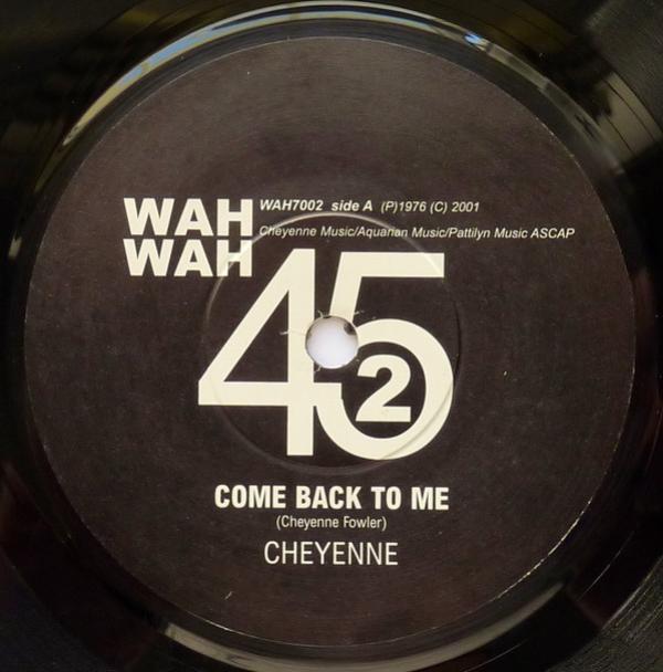 Cheyenne , Lee Taylor & Soul Twisters Ltd. - Come Back To Me / 151 Rome Proof