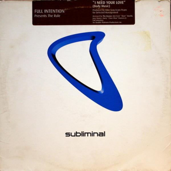 Full Intention, The Rule - I Need Your Love (Body Music)