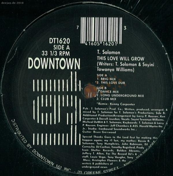 T. Solomon  - This Love Will Grow