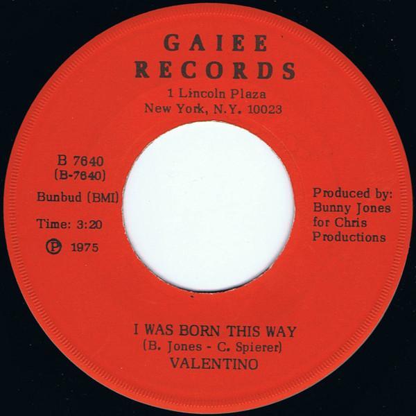 Valentino  - I Was Born This Way